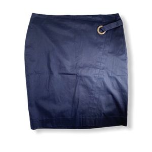 The Limited‎ Belted Faux Wrap Pencil Skirt